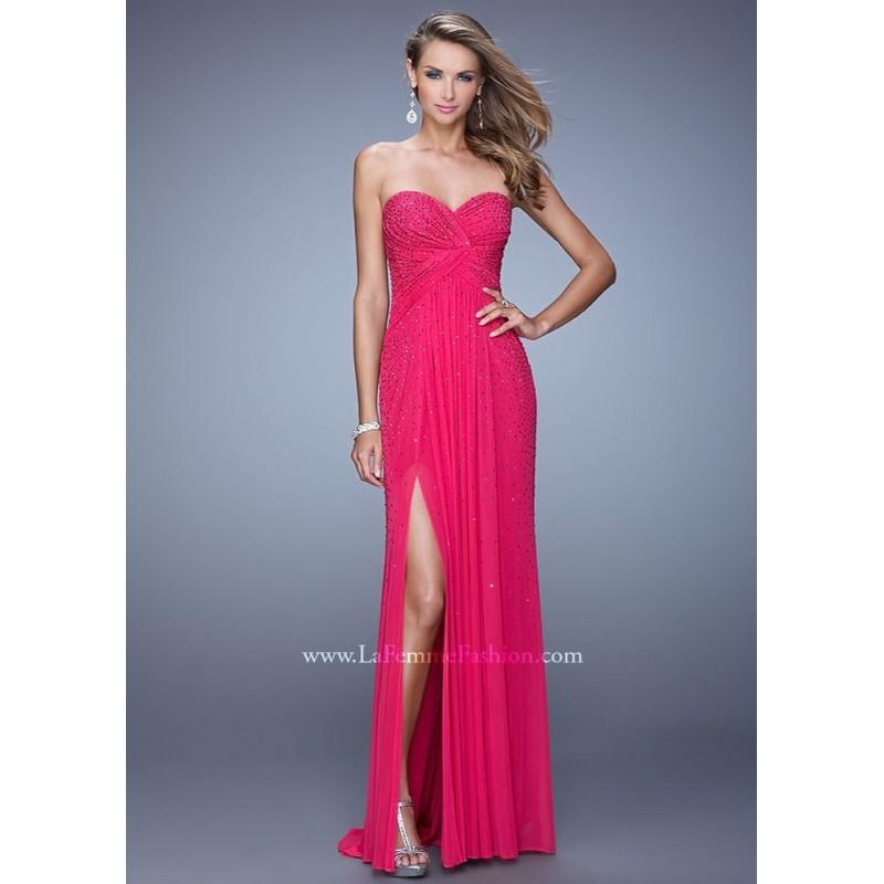 Mariage - La Femme 21235 Glamorous Jersey Dress - 2017 Spring Trends Dresses
