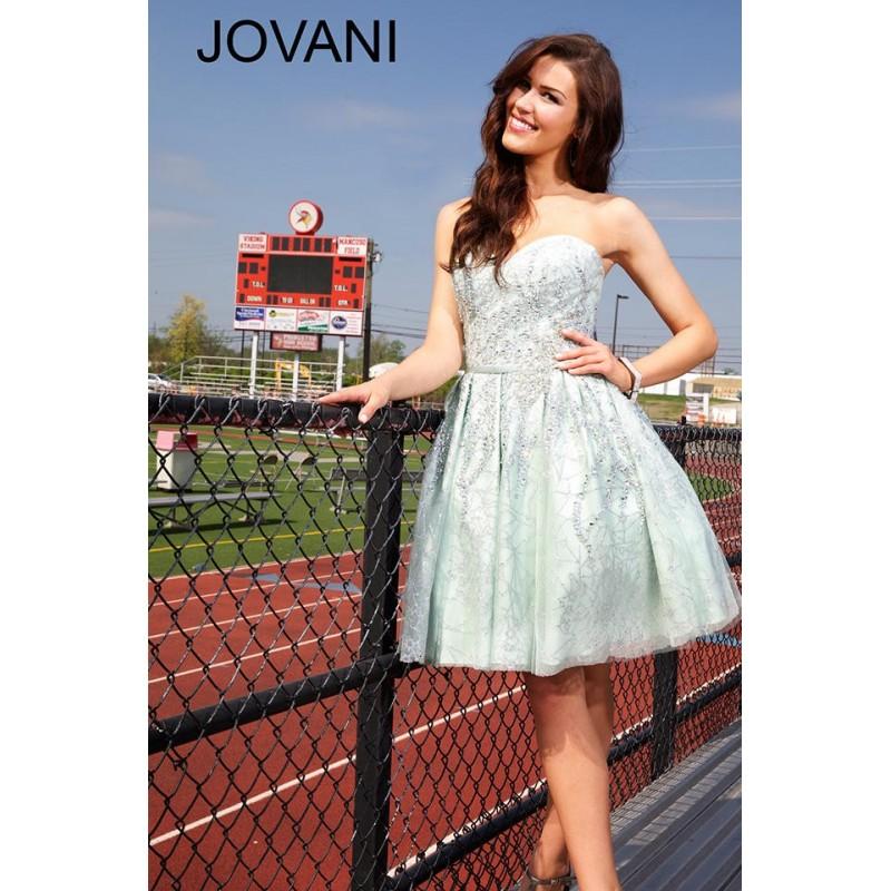 Hochzeit - Aqua Jovani Homecoming 91345 - Brand Wedding Store Online