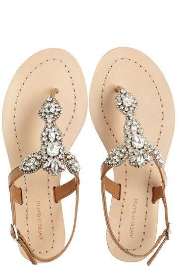 زفاف - Akia Rhinestone Embellished Sandal  