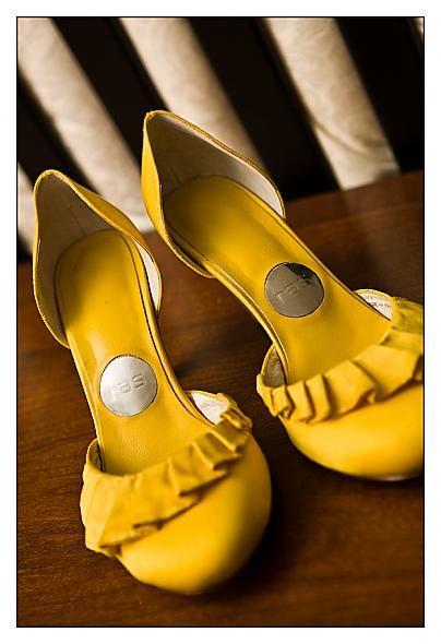 Wedding - Yellow Wedding Shoes 