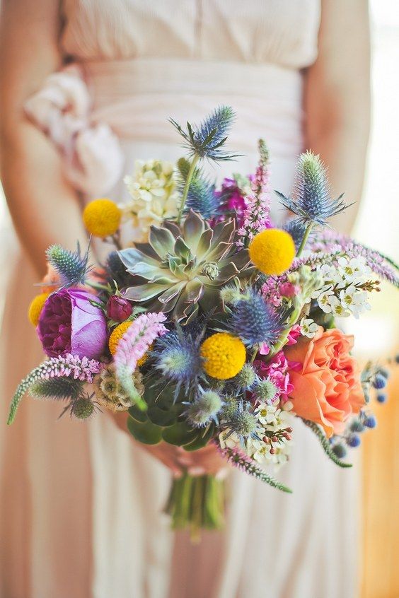 Hochzeit - 55 Boho & Rustic Wildflower Wedding Ideas