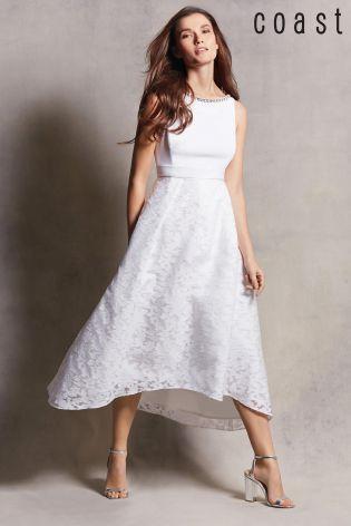 Hochzeit - Buy White Coast Rocabella Dress From The Next UK Online Shop