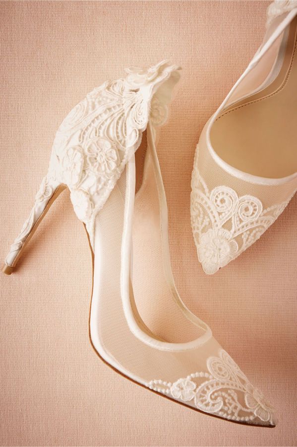 زفاف - 60 White Bridal Shoes That Are Anything But Boring