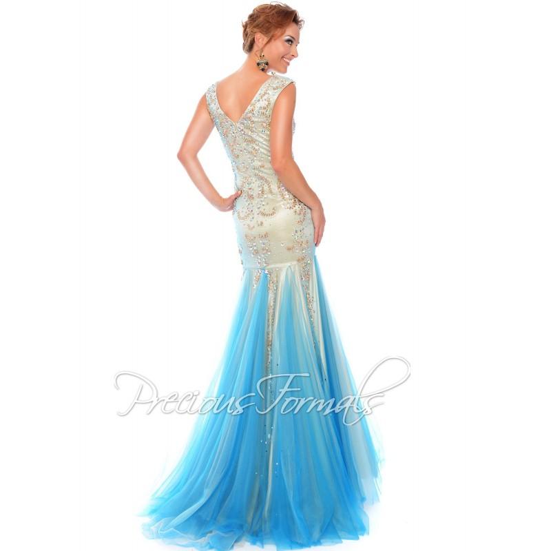 Wedding - Precious Formals P38008 Alluring Mermaid Gown - 2017 Spring Trends Dresses