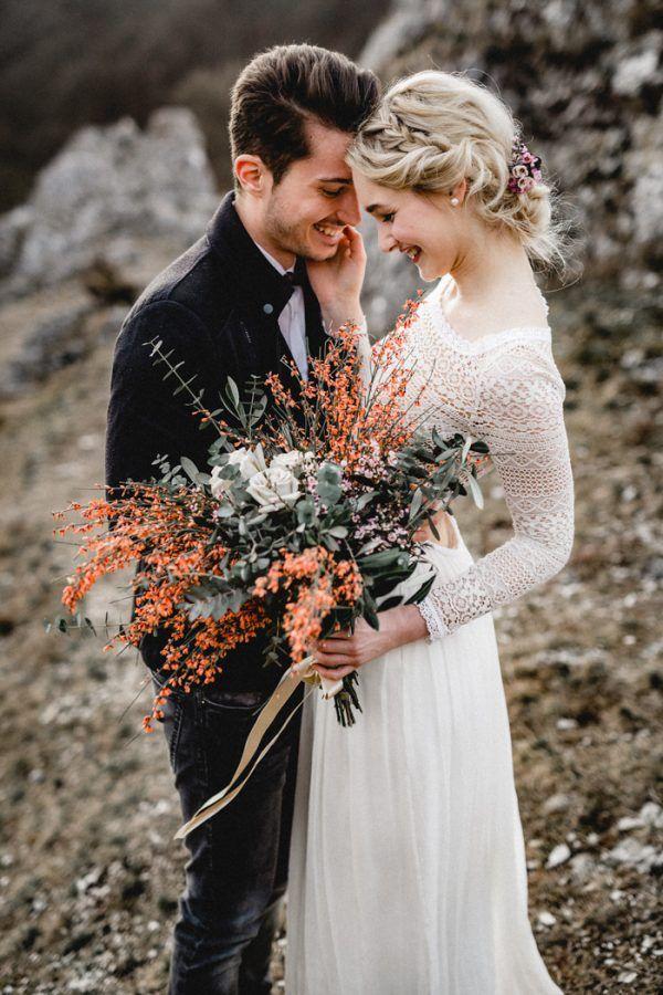 Wedding - Ethereal Mountain Elopement Inspiration At Eselsburger Tal
