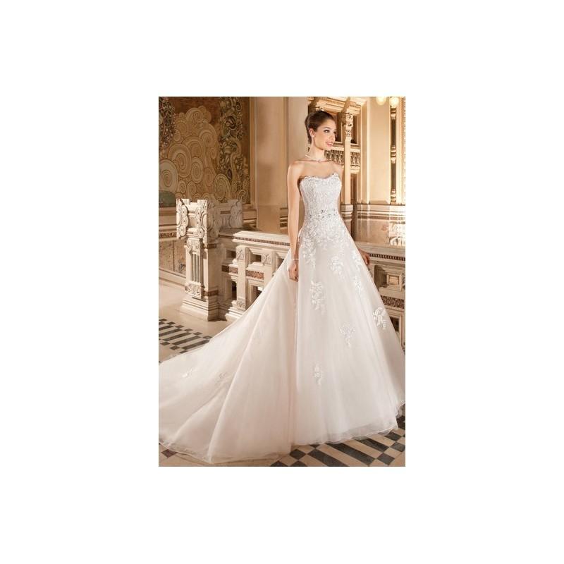 زفاف - Demetrios Spring 2015 1496 - Spring 2015 Full Length Ball Gown Sweetheart Demetrios - Nonmiss One Wedding Store