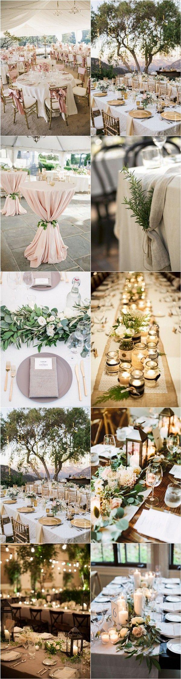 Hochzeit - 20 Brilliant Wedding Table Decoration Ideas