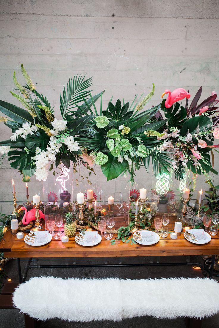 Mariage - Stylish Tropical Wedding Inspiration In The Pacific Northwest