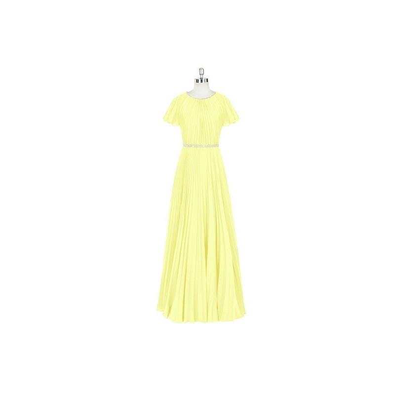 Hochzeit - Daffodil Azazie Kara - Chiffon Back Zip Scoop Floor Length Dress - Cheap Gorgeous Bridesmaids Store