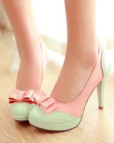 Mariage - Details About New Women's Wedge High Heels Shoes Open Toe Sandals Ankle T-strap Pumps Bowknot