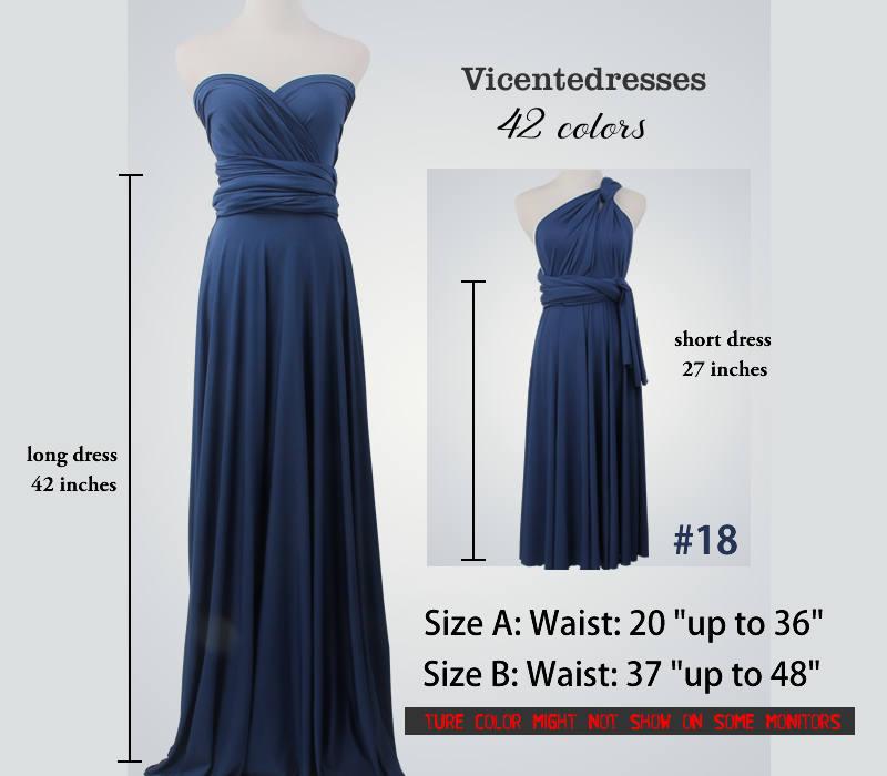 Hochzeit - Navy Blue Infinity Dresses,Infinity Wrap Dress,Long Infinity Dress,Blue Dress,Convertible Dress,Infinity Dress Floor-Length