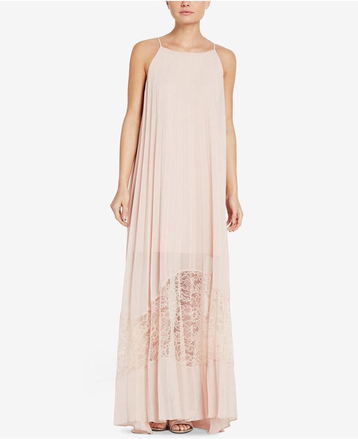 زفاف - BCBGeneration Pleated Lace Maxi Dress