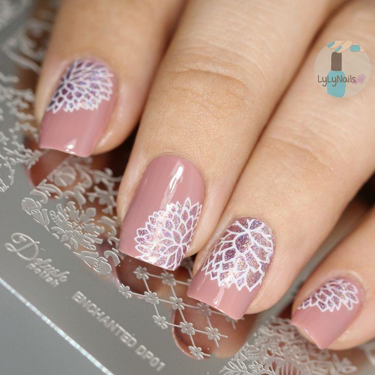 Hochzeit - Enchanted - DP01 Nail Stamping Plate
