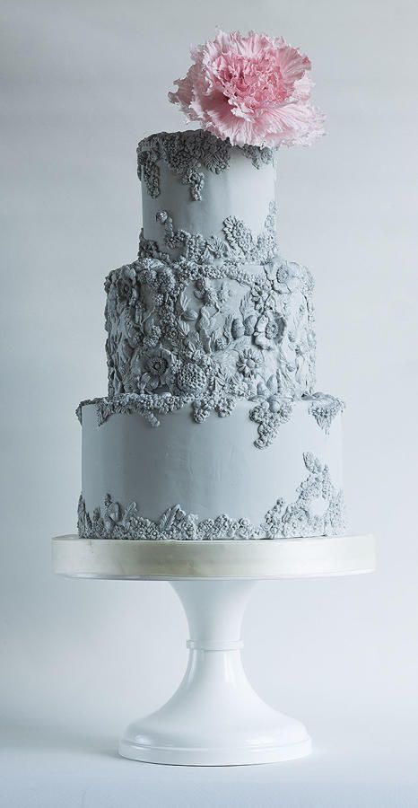 Mariage - Blue Gray Cake