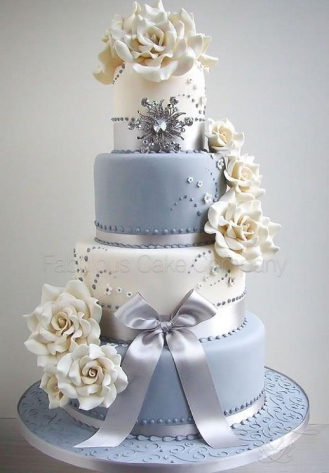 Hochzeit - Baby Blue Cake