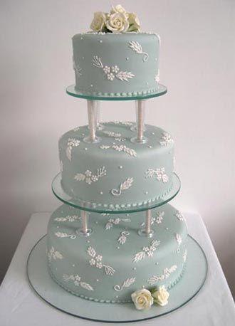 Wedding - Pillar Wedding Cake