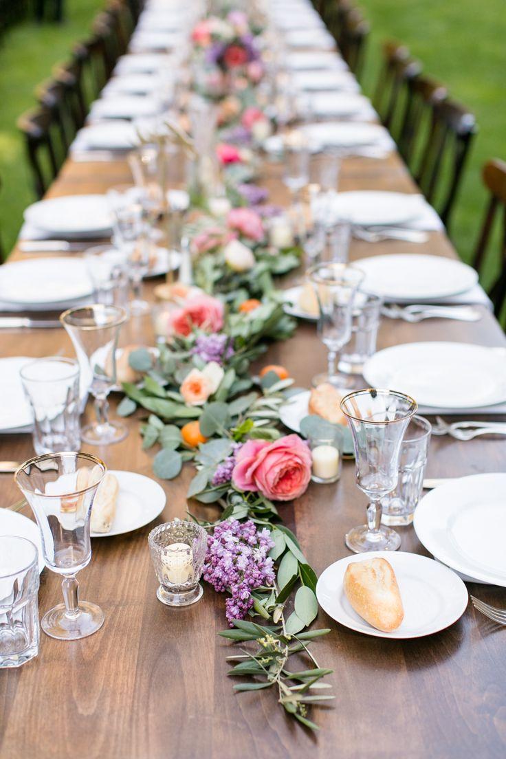 Wedding - Long Wood Tables For Wedding