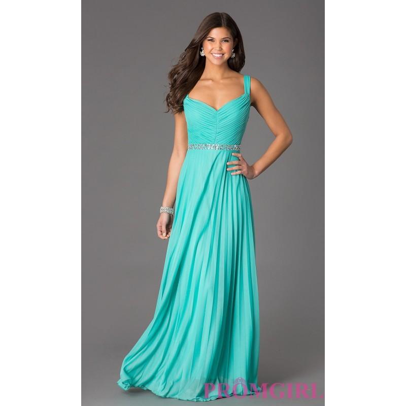 Mariage - Sleeveless Floor Length V-Neck Dress by Speechless - Brand Prom Dresses