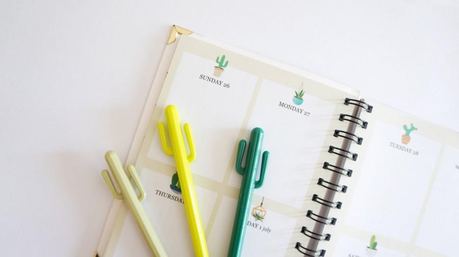 Wedding - Cactus Gel Pen • Planner Pens