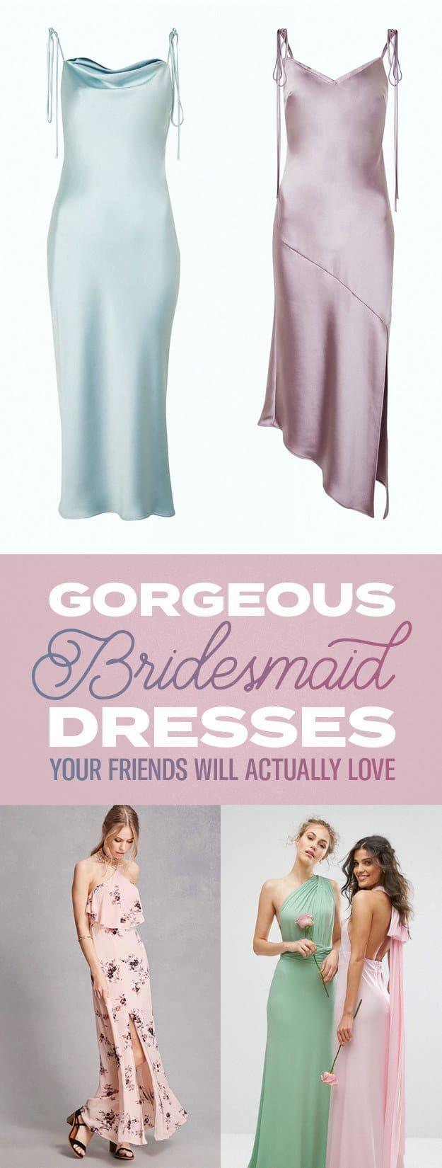 Hochzeit - 33 Gorgeous Bridesmaid Dresses Your Friends Will Actually Love