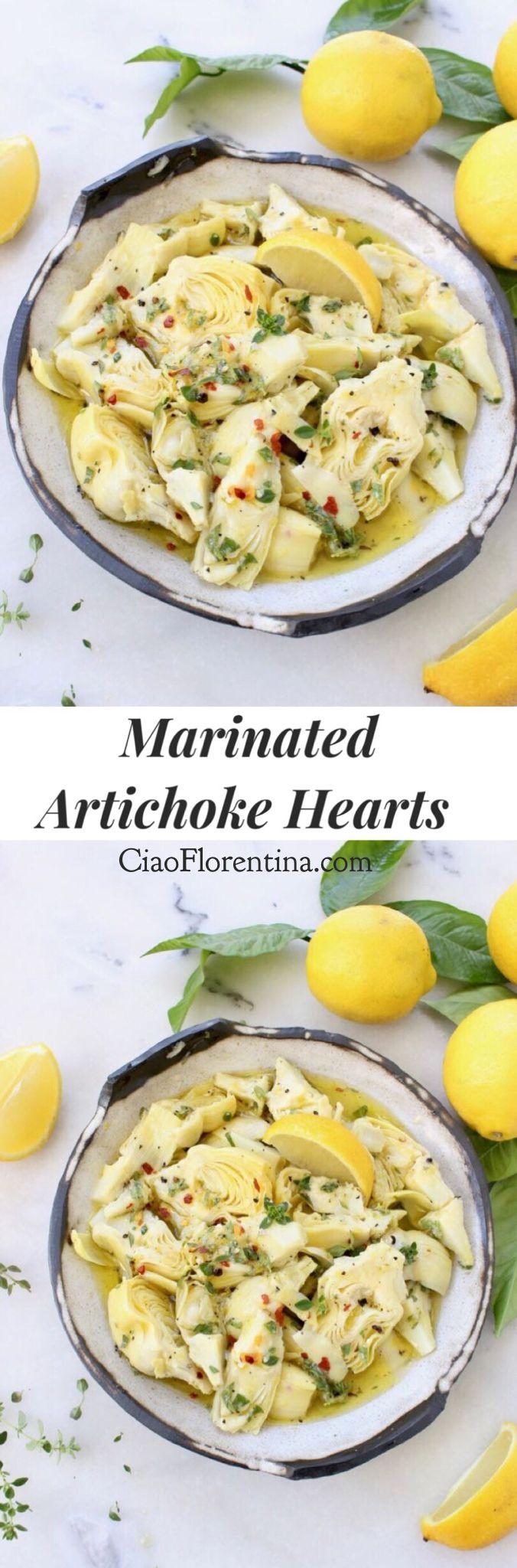 Hochzeit - Marinated Artichoke Hearts