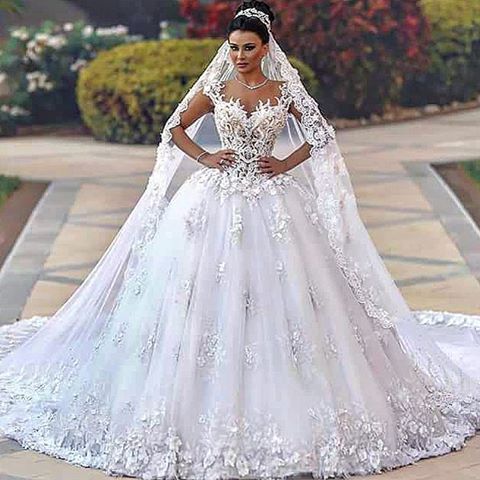 زفاف - WEDDING DRESS UP IVORY & WHITE (2)