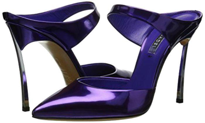 Wedding - Casadei Candylux Purple Mule Sandals Review