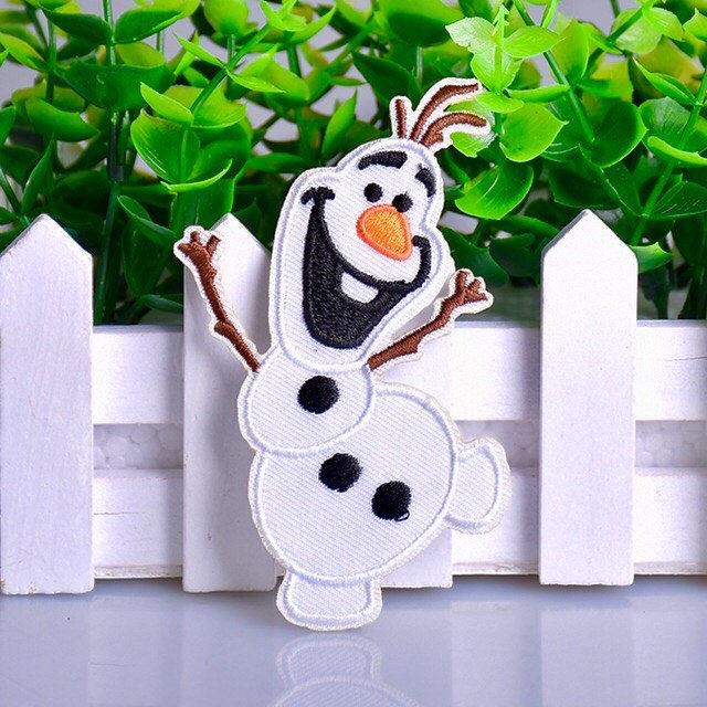 Mariage - Frozen Patch Olaf snowman Iron on patches frozen Olaf embroidered patch frozen applique badge patch DIY children patches iron