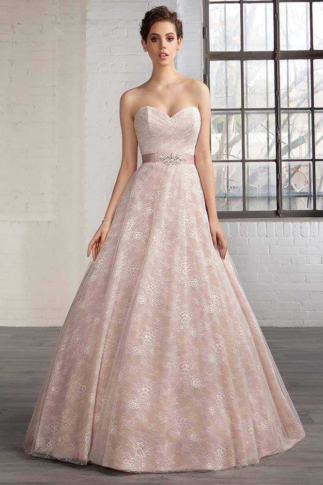 Свадьба - 18 Luxurious Pink Wedding Dress Designs