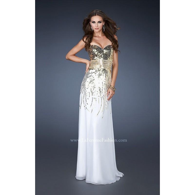 Mariage - Black La Femme 18603 - Chiffon Dress - Customize Your Prom Dress