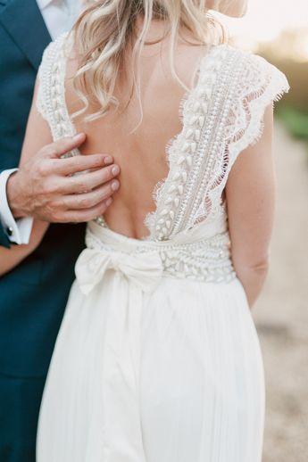 Mariage - Anna Campbell Bride Elegant Wedding With Pastel Colour Scheme