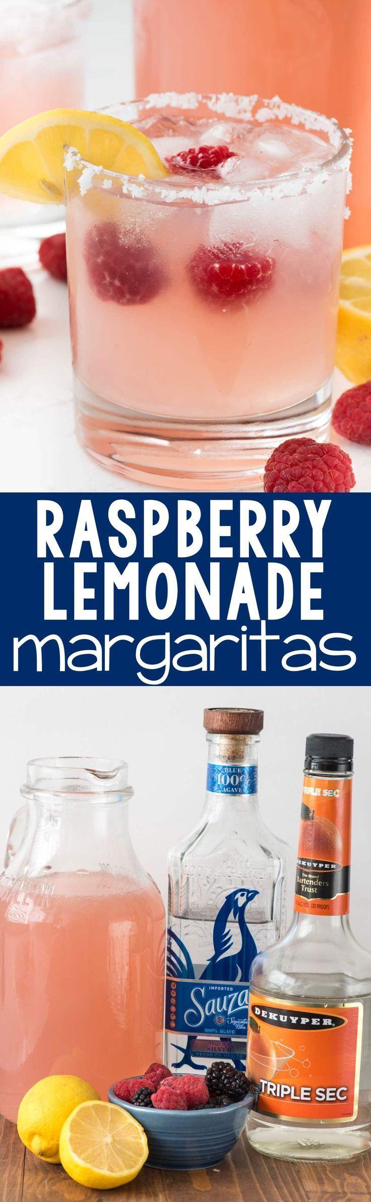 Hochzeit - Raspberry Lemonade Margaritas