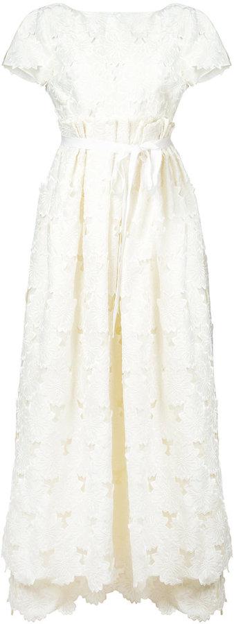 Mariage - Rochas lace trim bridal dress