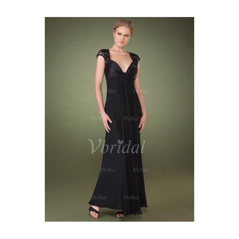 Свадьба - Empire Sweetheart Floor-Length Chiffon Mother of the Bride Dress With Ruffle Lace - Beautiful Special Occasion Dress Store