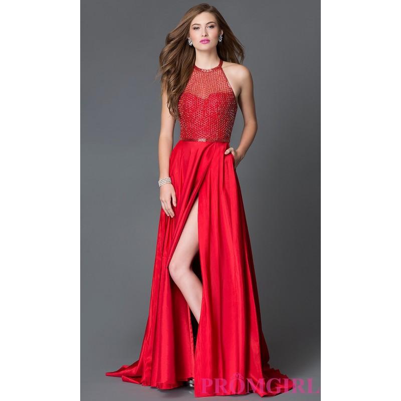 زفاف - Sherri Hill Floor Length Multi-Strap Back Prom Dress with Pockets - Brand Prom Dresses