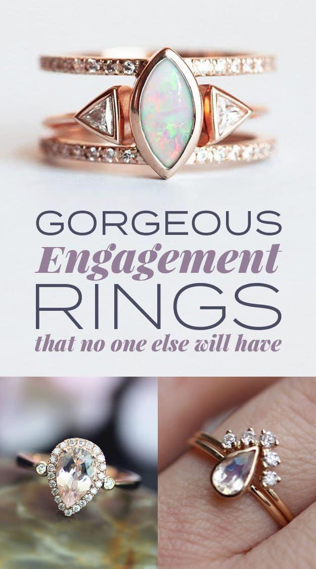 Hochzeit - 31 Gorgeous Engagement Rings That No One Else Will Have