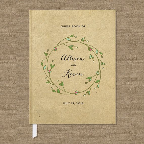 Hochzeit - 20% OFF SALE Wedding Guest Book, Wedding Guestbook, Rustic Wedding Guest Book, Rustic Guestbook, Custom Guestbook, Personalized Guestbook, W