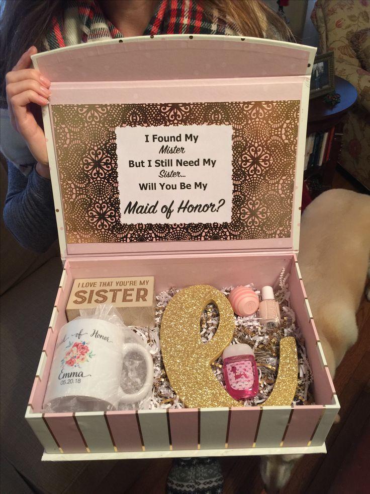 Wedding - Maid Of Honor Gift Box
