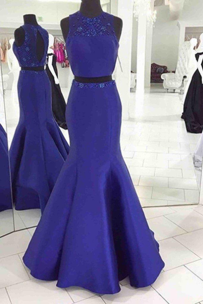 Wedding - Charming Evening Dress,Two Piece Mermaid Evening Gown,Long Prom Dress From Fashiondresses
