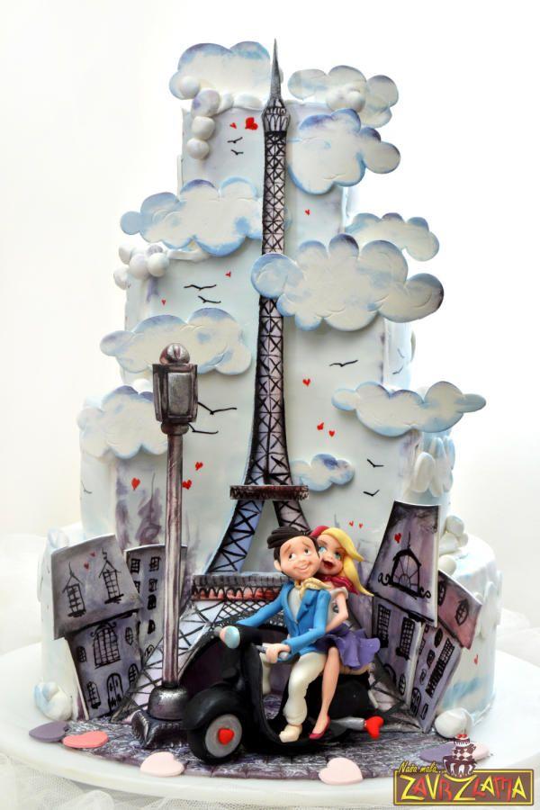 Wedding - Paris Wedding Cake