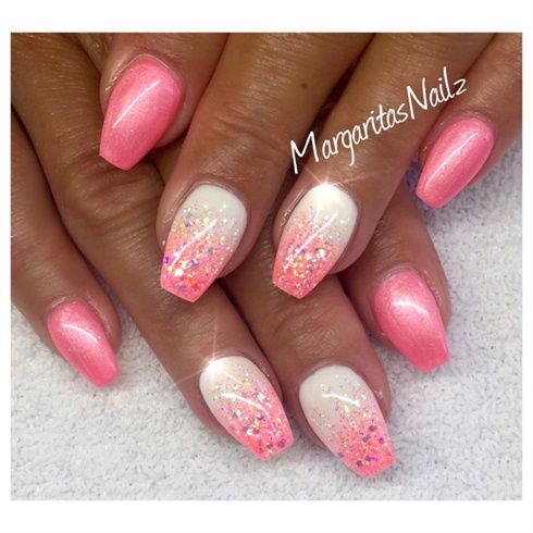 Wedding - Cotton Candy Nails  By MargaritasNailz From Nail Art Gallery