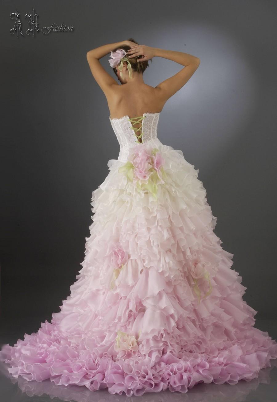 Wedding - Ball Gown Silk Wedding Skirt. Fluffy Wedding Skirt. Ruffle Bridal Skirt. Bridal Separates. Princess Wedding Skirt. Pink Wedding Dress.
