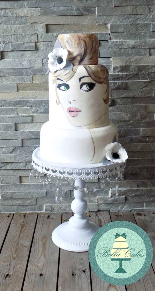 زفاف - Hand Painted Cakes
