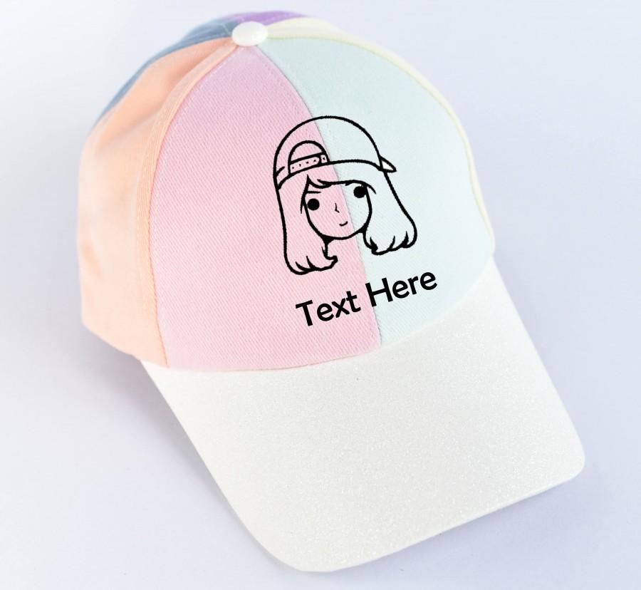Свадьба - Baseball Cap , Custom Baseball cap - Gift for her, women, girl friend, wife- Baseball Print hat, dad hat , Screen hats- customized cap , hat