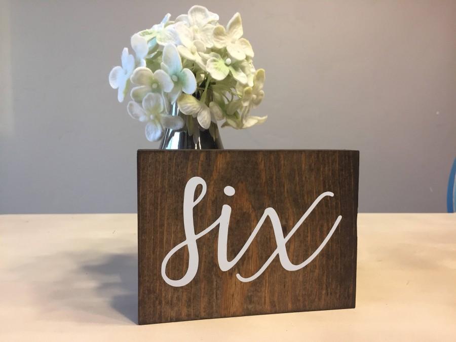 Mariage - Wedding Table Numbers, Wood Table Numbers, Wooden Table Numbers, Rustic Wedding Table Numbers, Rustic Wood Table Numbers, Table Numbers