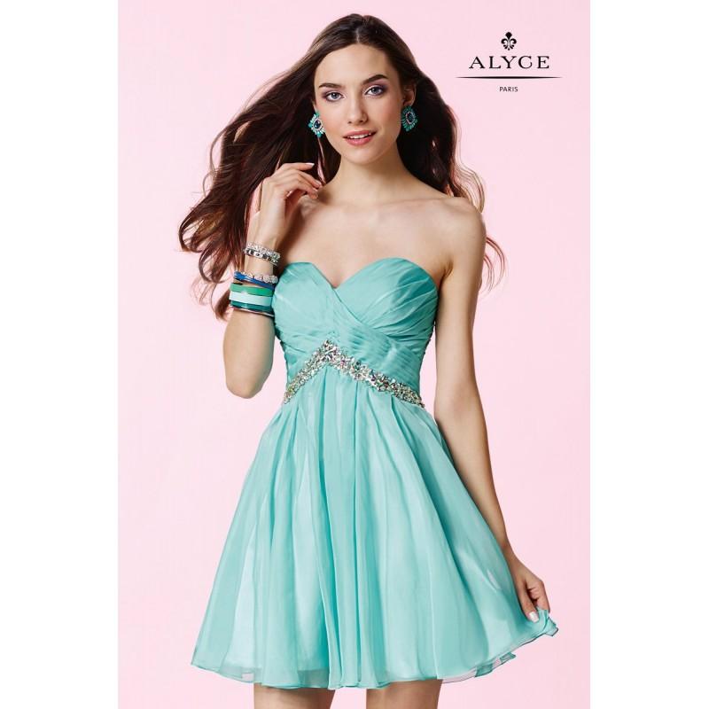 Mariage - Blue Radiance Alyce Paris Homecoming 3670 Alyce Paris Shorts - Top Design Dress Online Shop