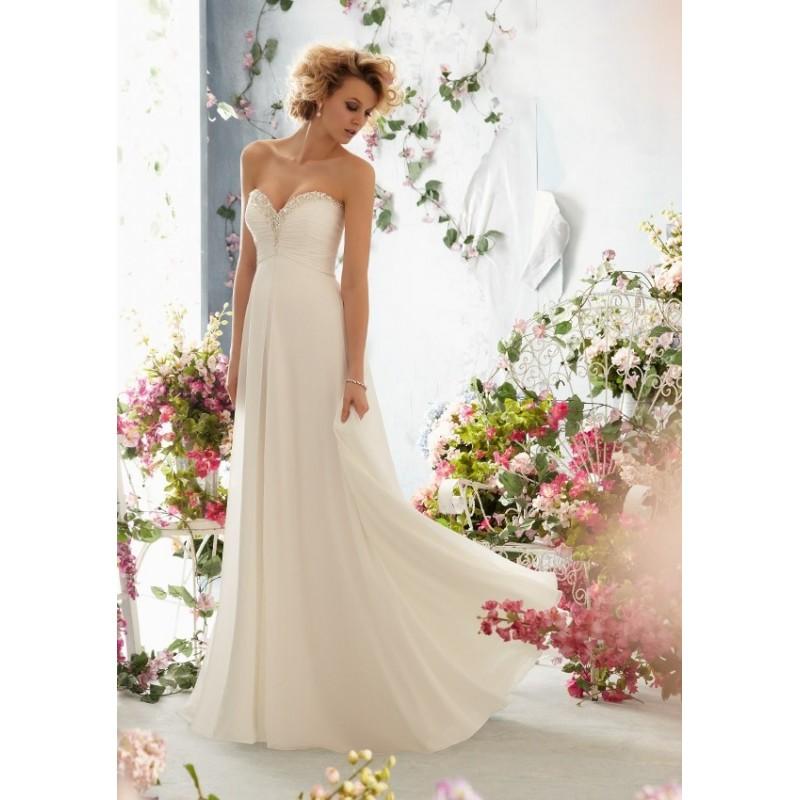 Hochzeit - Voyage by Mori Lee 6762 Chiffon Wedding Dress - Crazy Sale Bridal Dresses