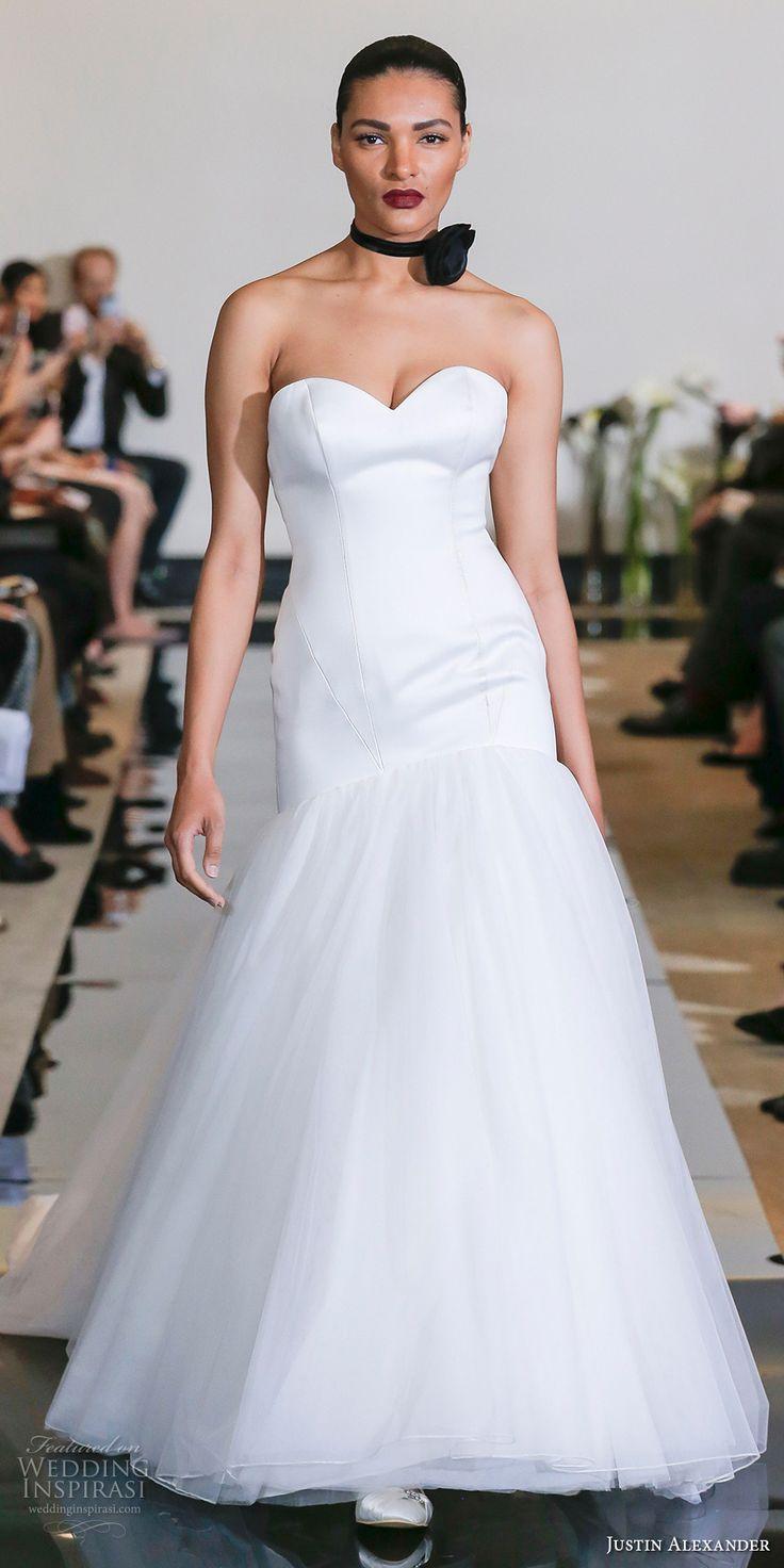 Mariage - Justin Alexander Spring 2018 Wedding Dresses — New York Bridal Fashion Week Runway Show