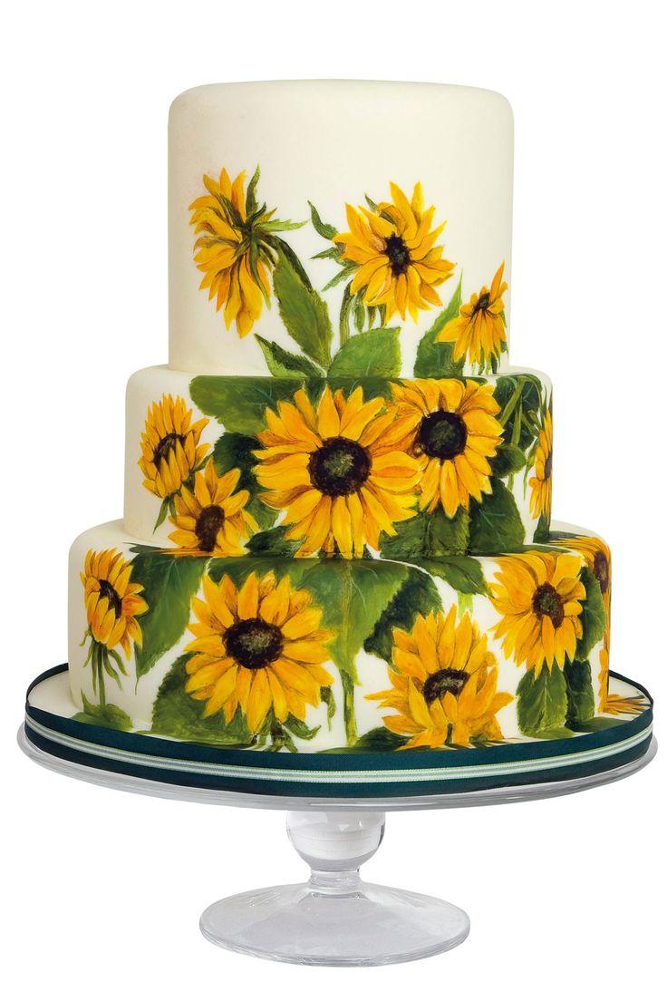 Hochzeit - Sunflower Wedding Cake