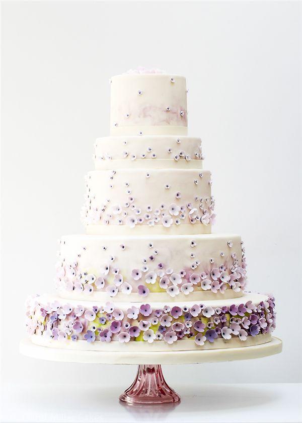 Mariage - Grand Floral Wedding Cake